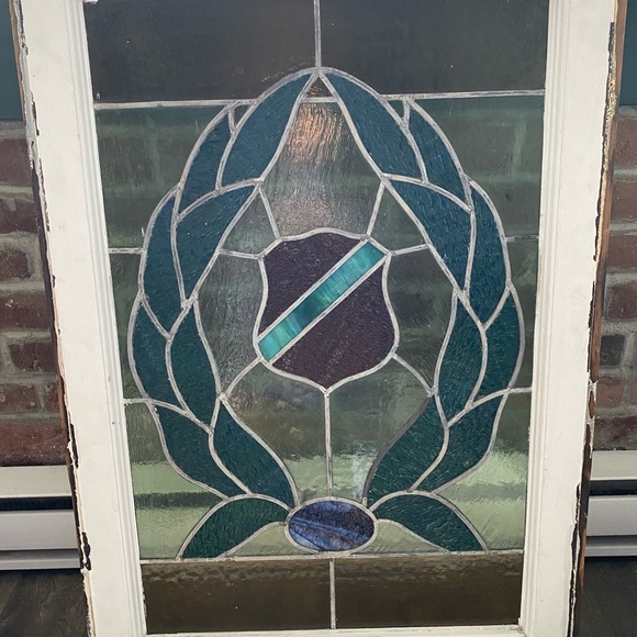 Vintage Stained Glass Window 1900-1920 - Picture 1 of 6